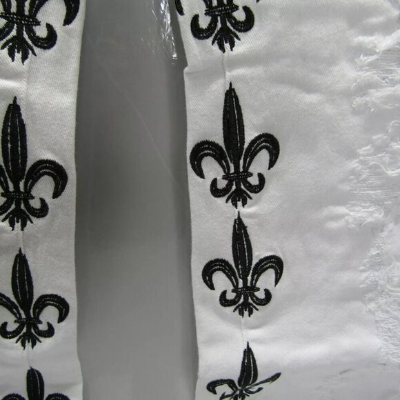 NEW POLITICS JEANS Men's Pant White Barkley Stacked Embroidery 5 Pocket Size 40 - Picture 6 of 13